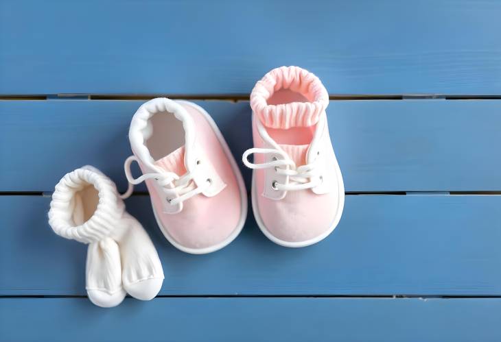 A Toast to Twins Adorable Baby Shoes and Socks Display